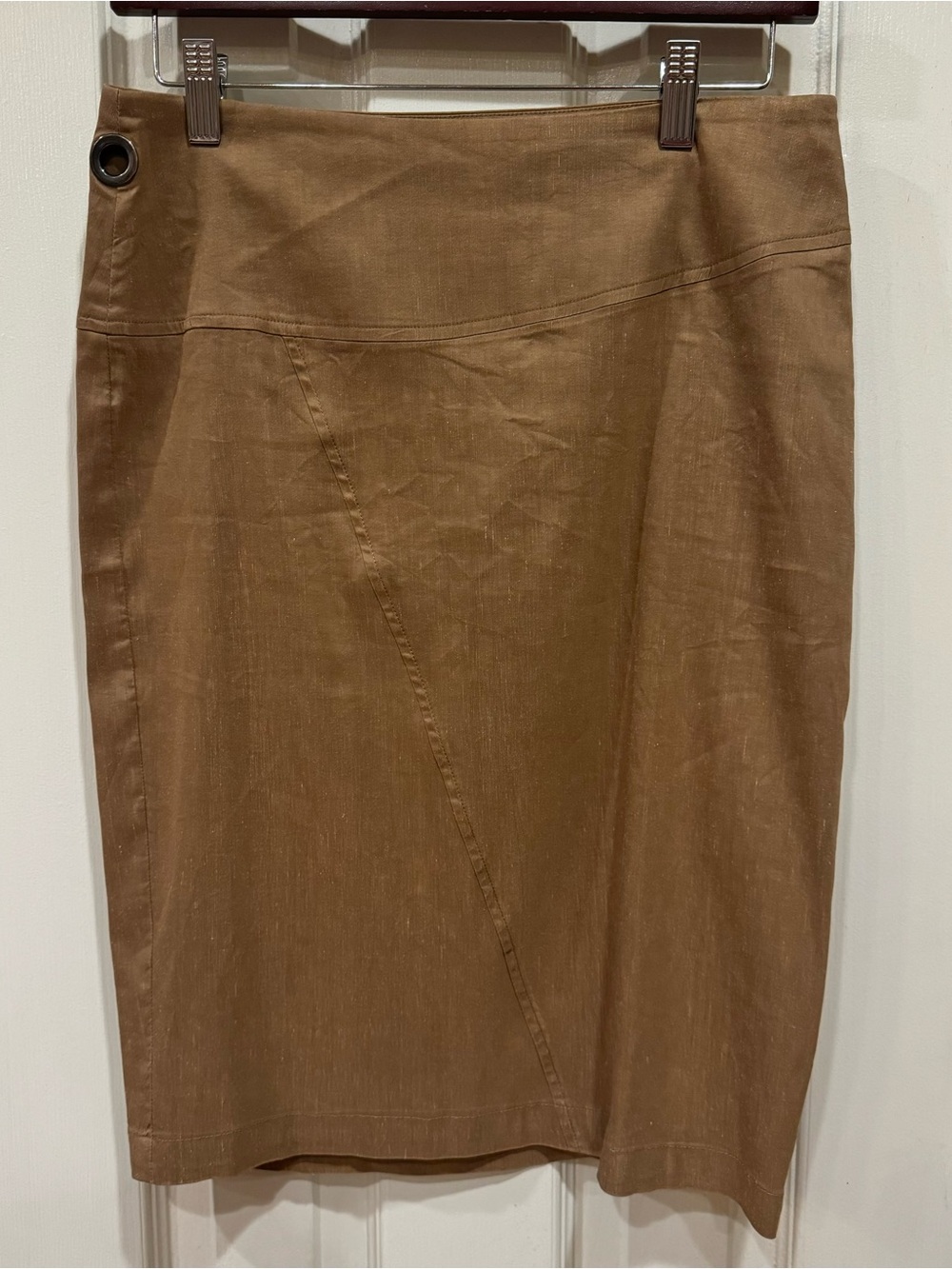 SARAH PACINI Linen Blend
Lagenlook Skirt 6